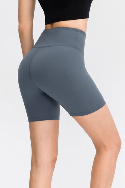 Wide Waistband Sports Shorts.