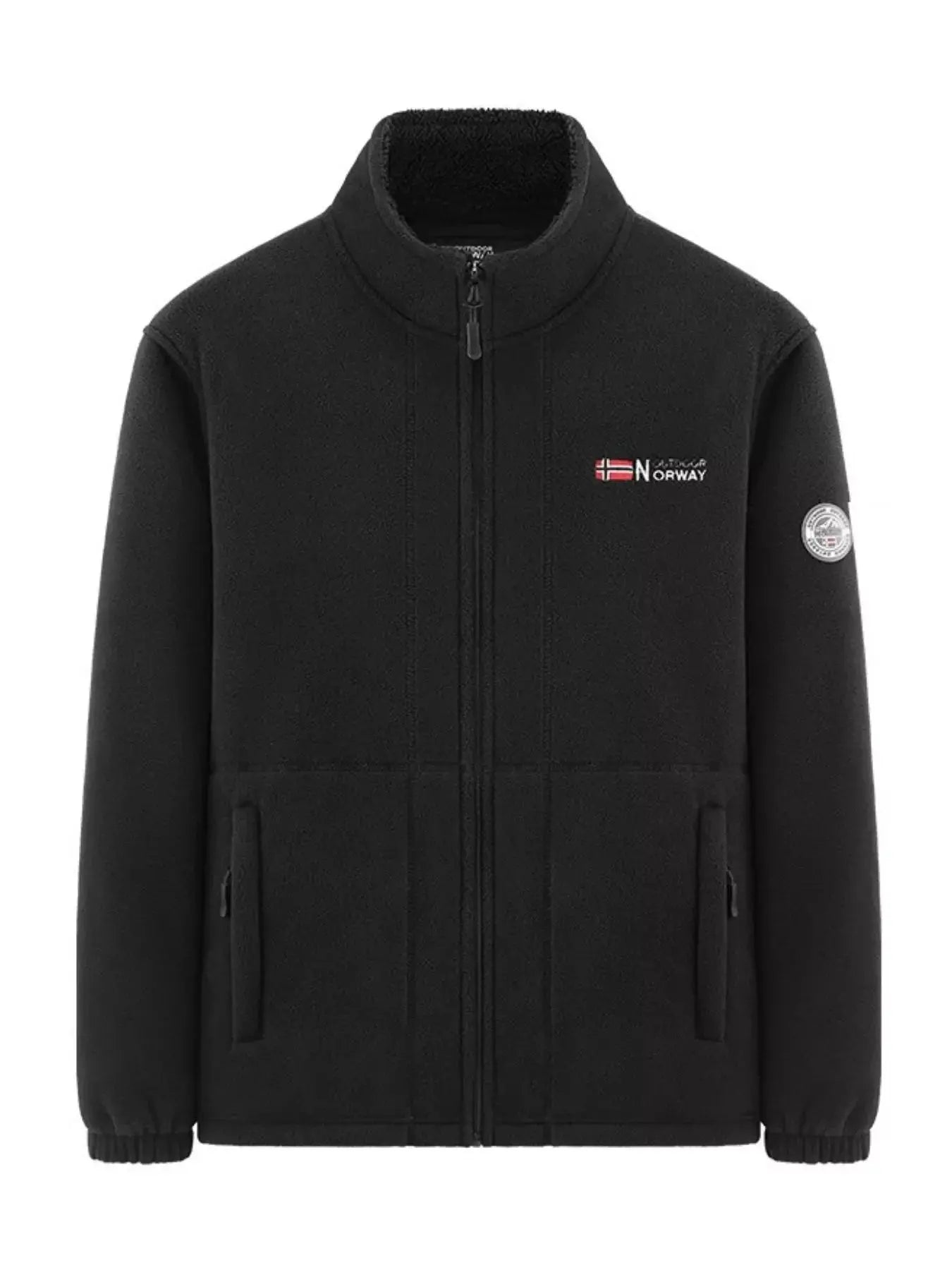 Men's Plus Size Zip Up Long Sleeve Jacket Simply Love