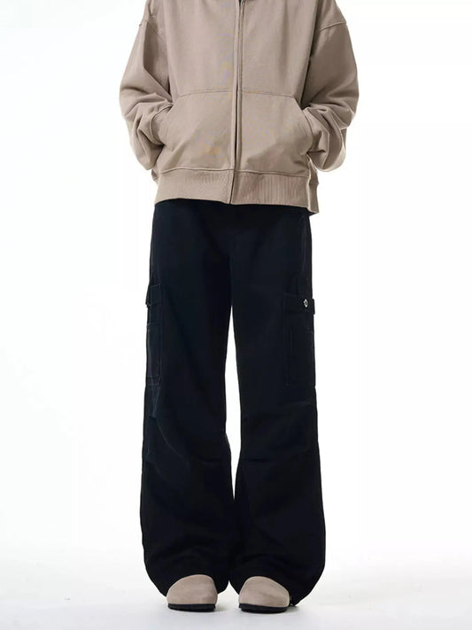 Men's Oversized Loose Fit Cargo Pants With Large Pockets Simply Love