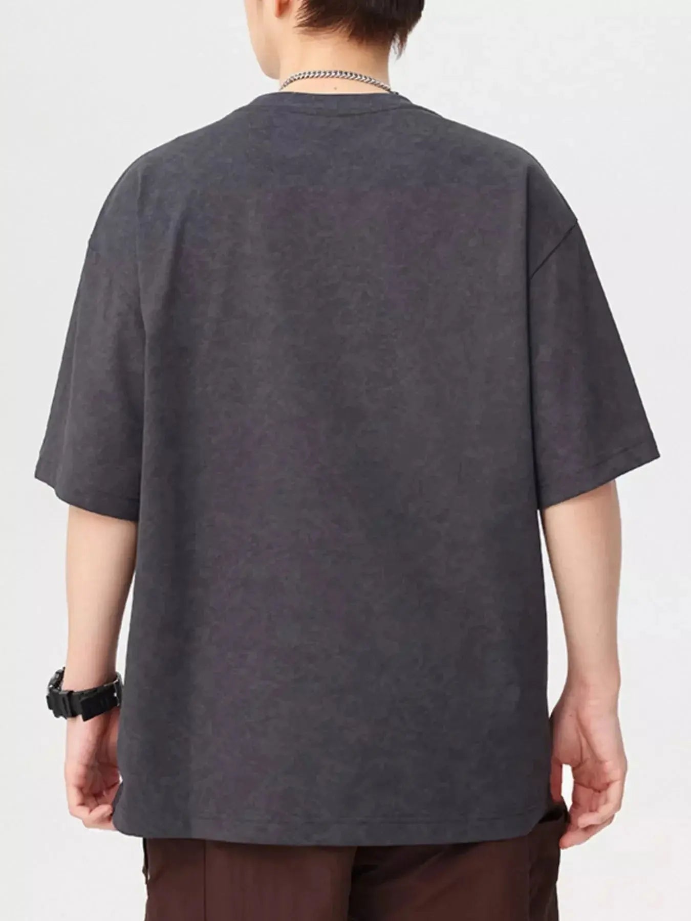 Men's Plus Size Vintage Washed Graphic Oversized T-Shirt Simply Love
