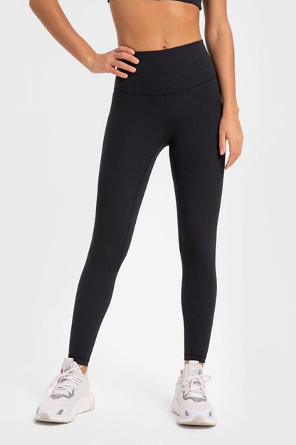 Highly Stretchy Wide Waistband Yoga Leggings.