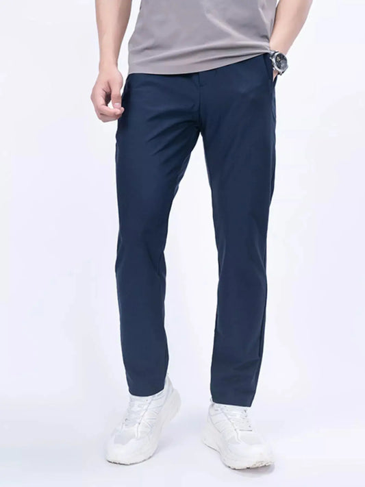 Men's Plus Size Slim-Fit Casual Pants Simply Love