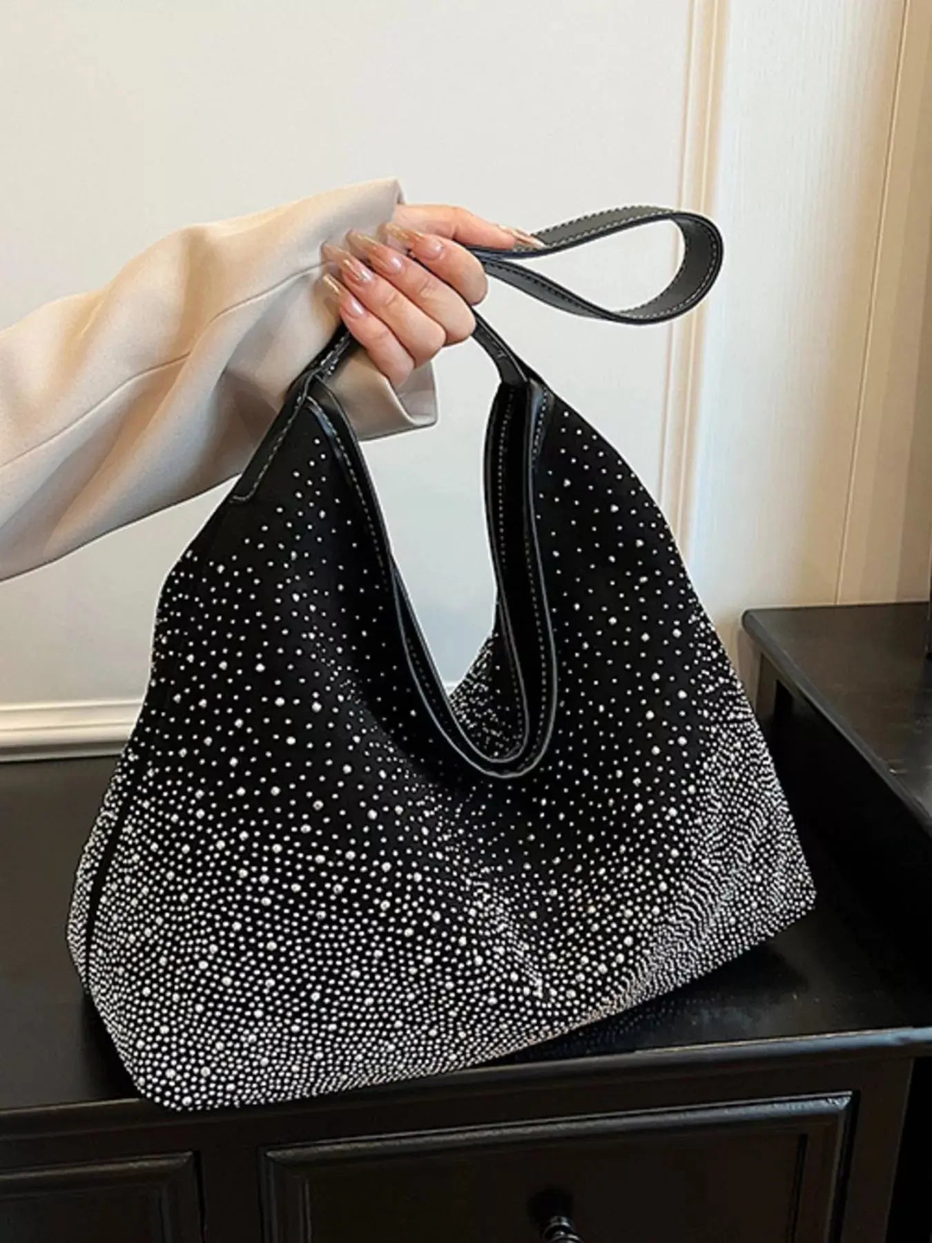 Rhinestone Tote Bag Simply Love