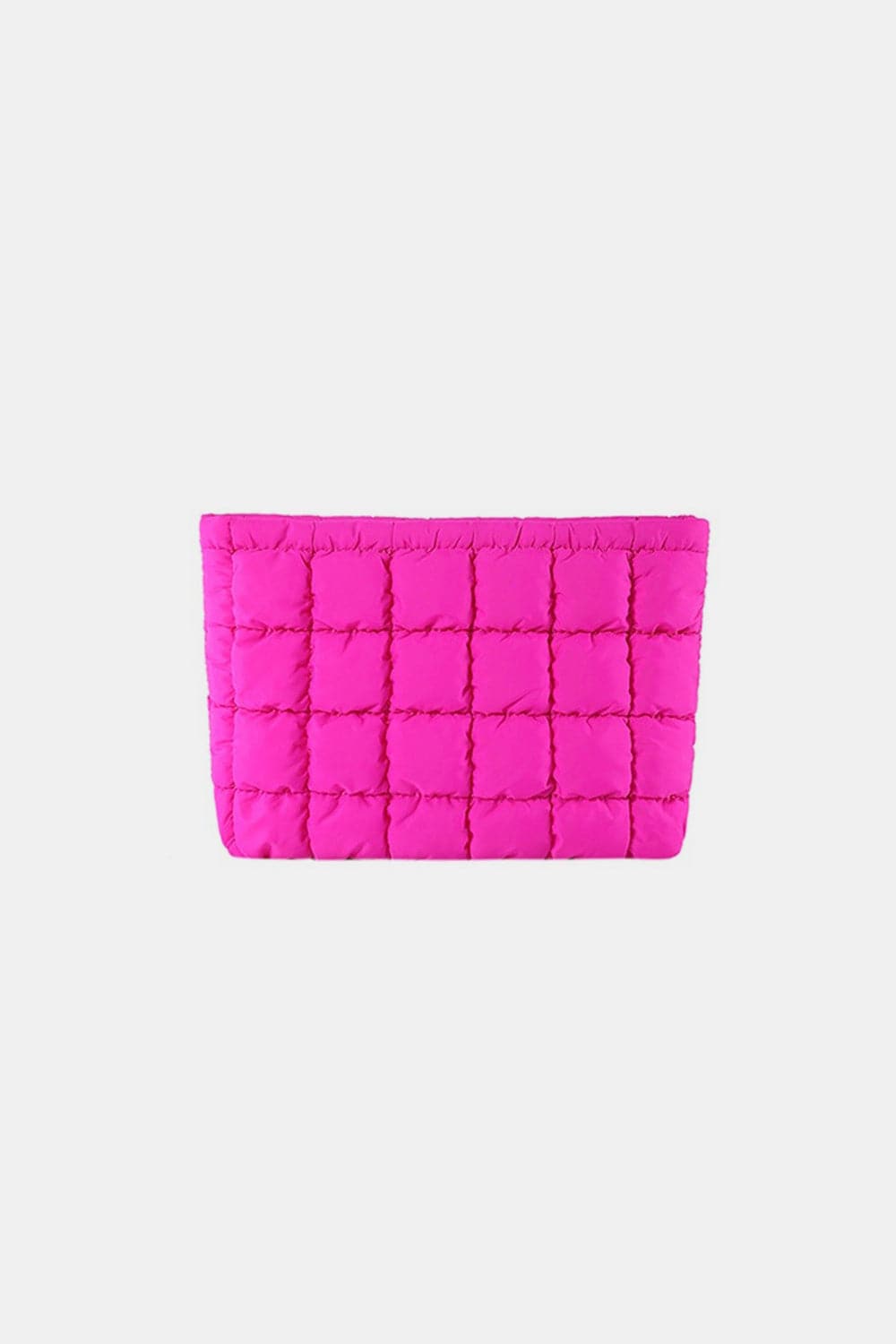 Zenana Quilted Puffy Pouch Clutch Bag.