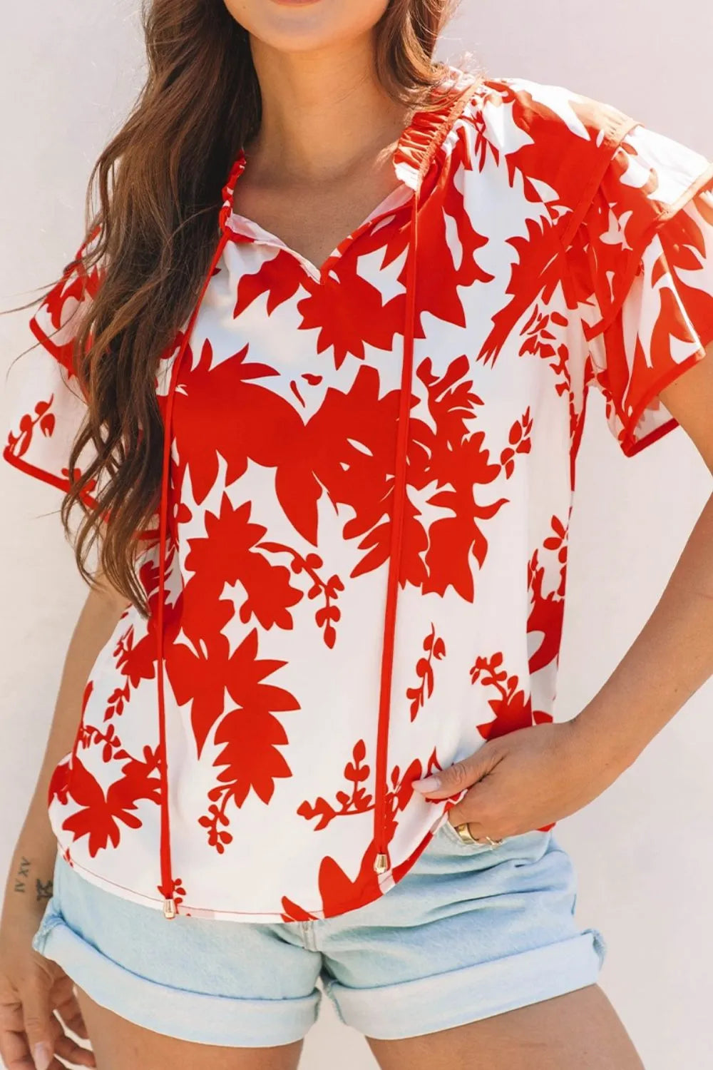 Simply Love: Tiered Ruffle Blouse