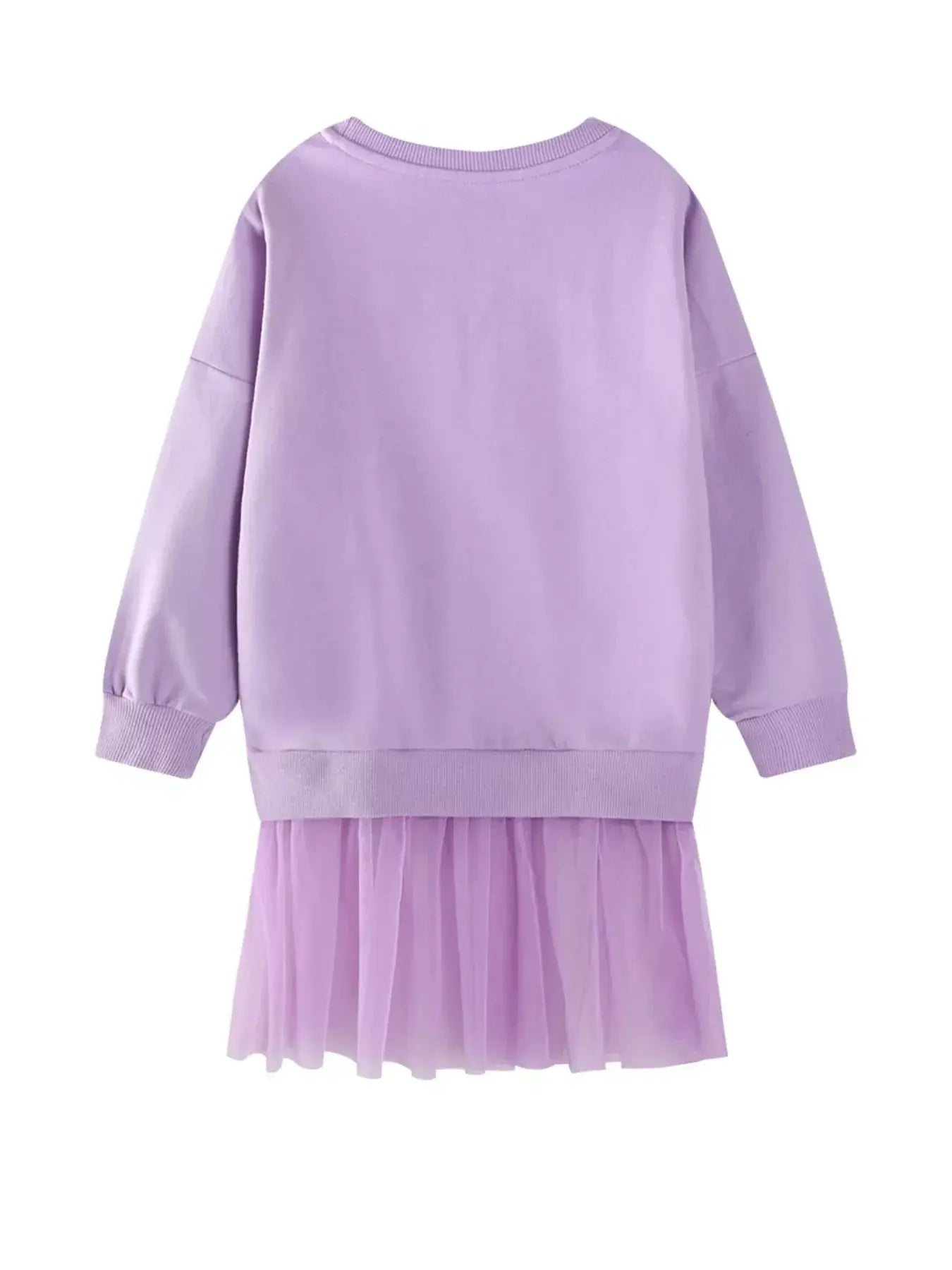Children's Fairy Embroidered Tulle Sweatshirt Dress Simply Love