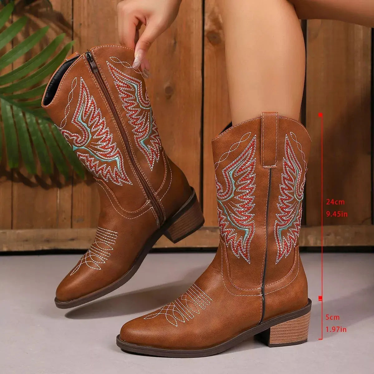 Embroidered Western Cowboy Boots Simply Love