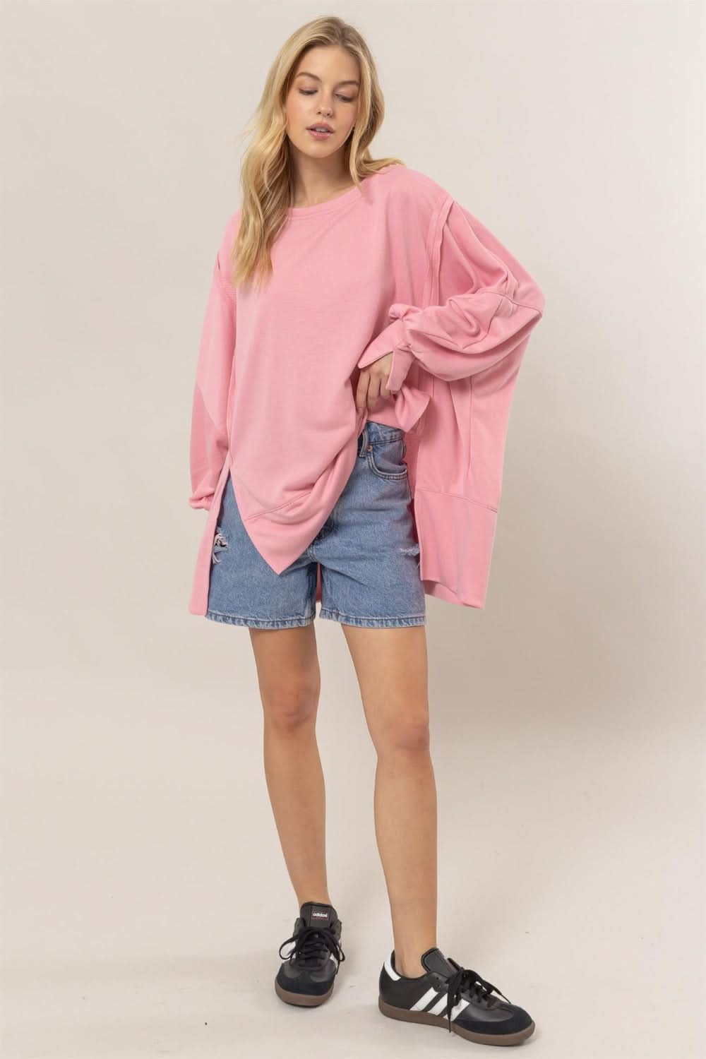 HYFVE high-low slit sweatshirt