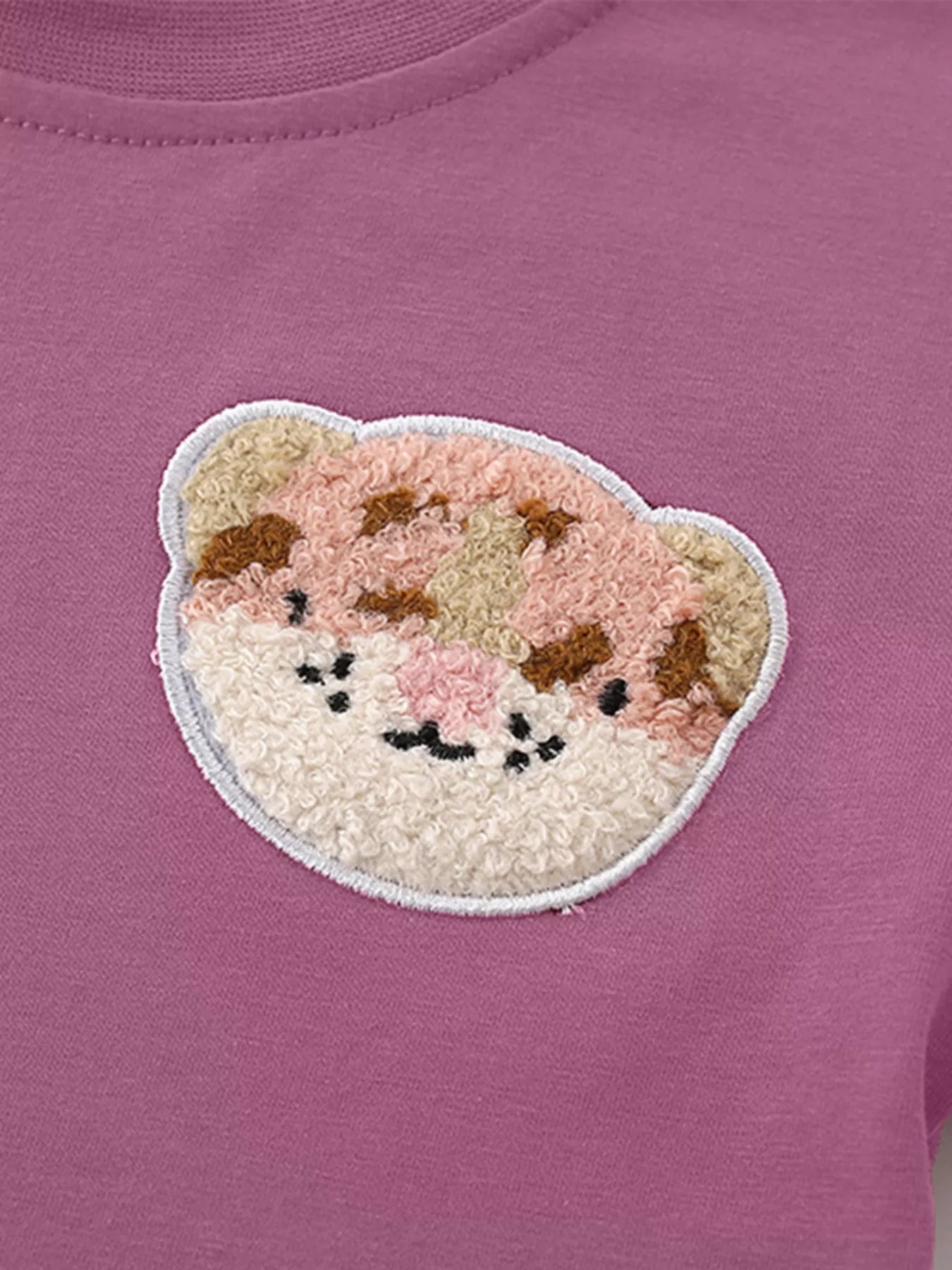 Children's Leopard Print Long Sleeve Dress Simply Love