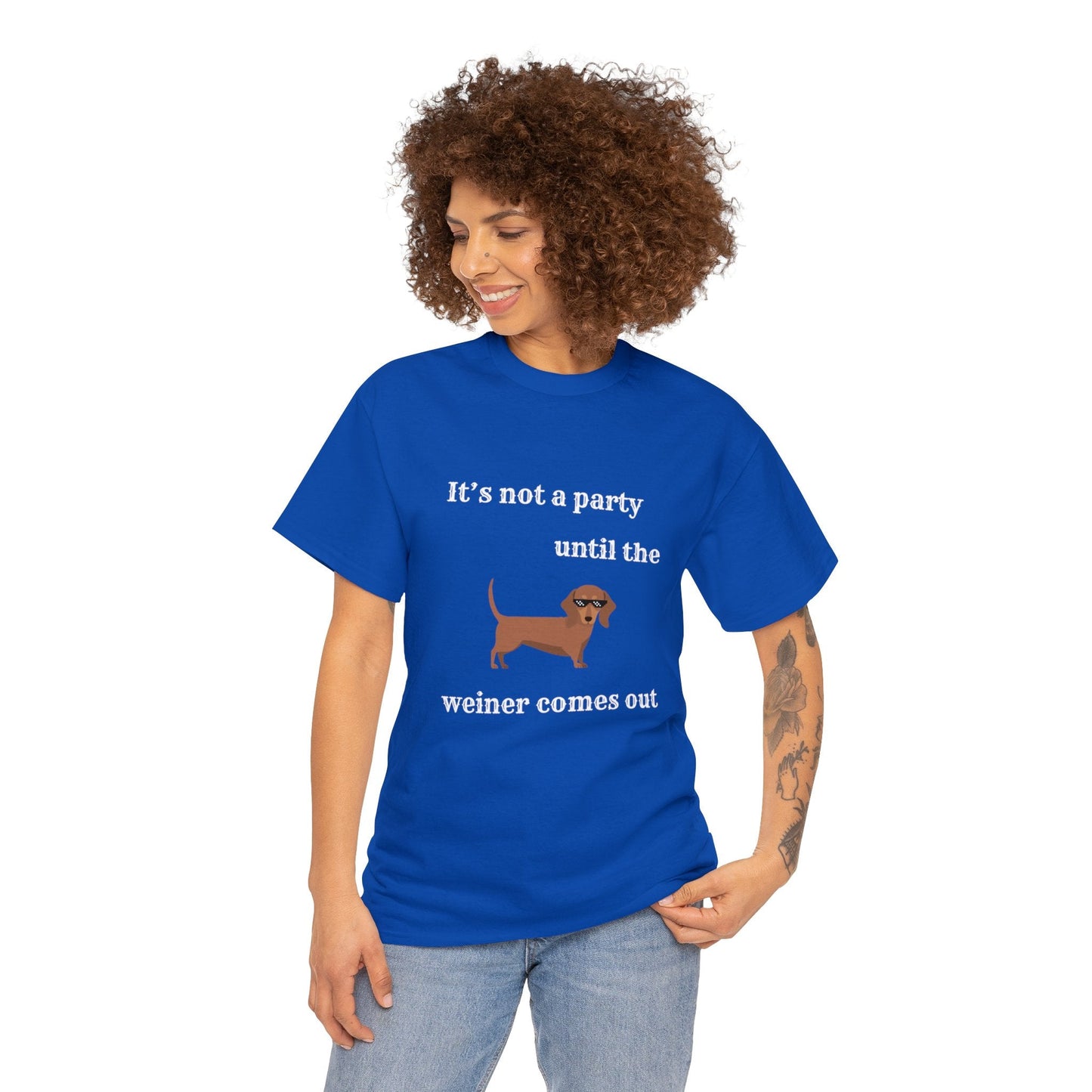 Dachshund Weiner Party Short Sleeve Tee