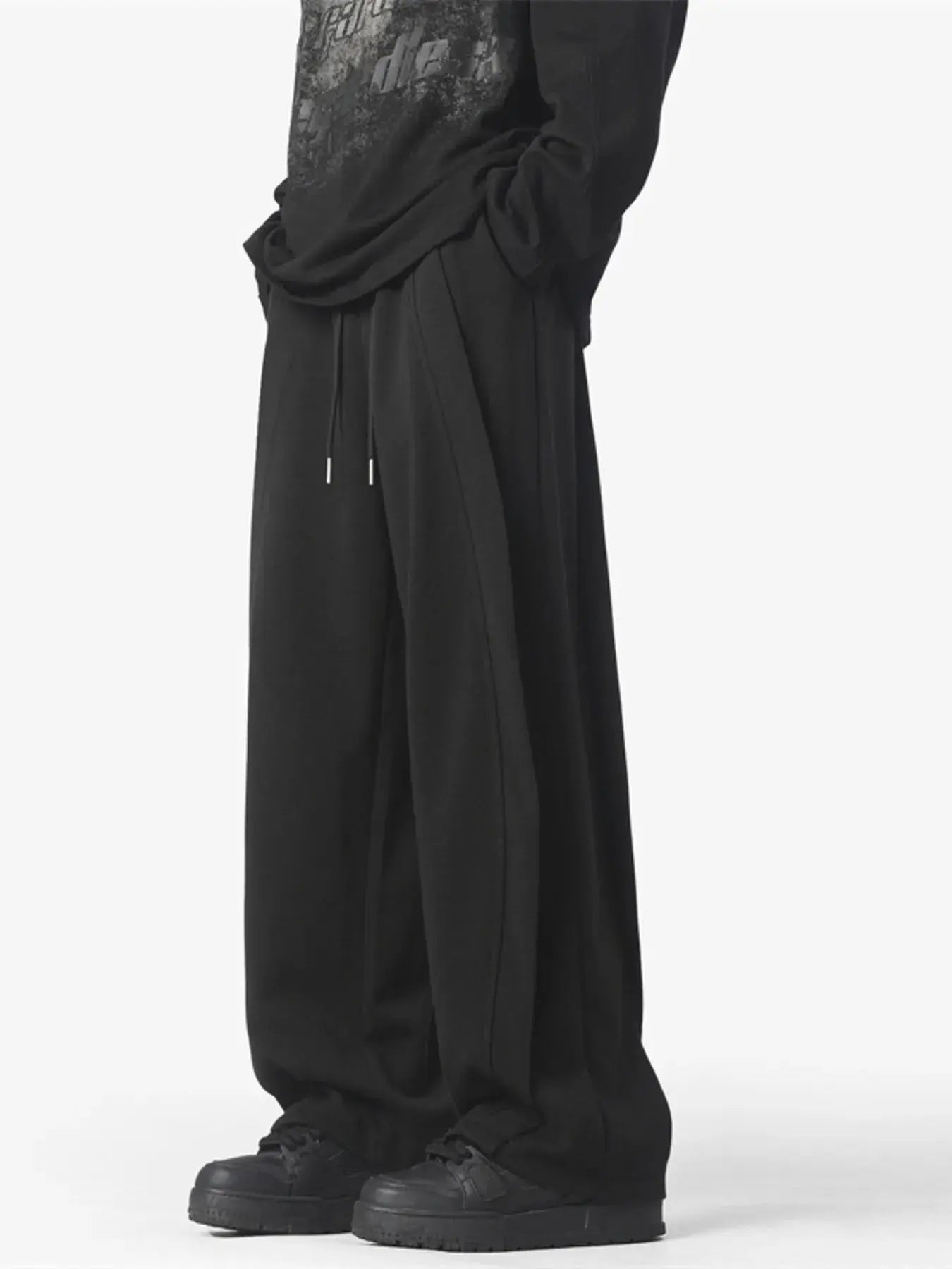 Men's Full Size Loose Fit Drawstring Pants Plus Size Simply Love