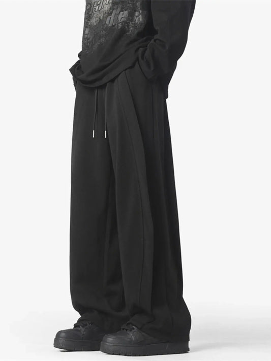 Men's Full Size Loose Fit Drawstring Pants Plus Size Simply Love