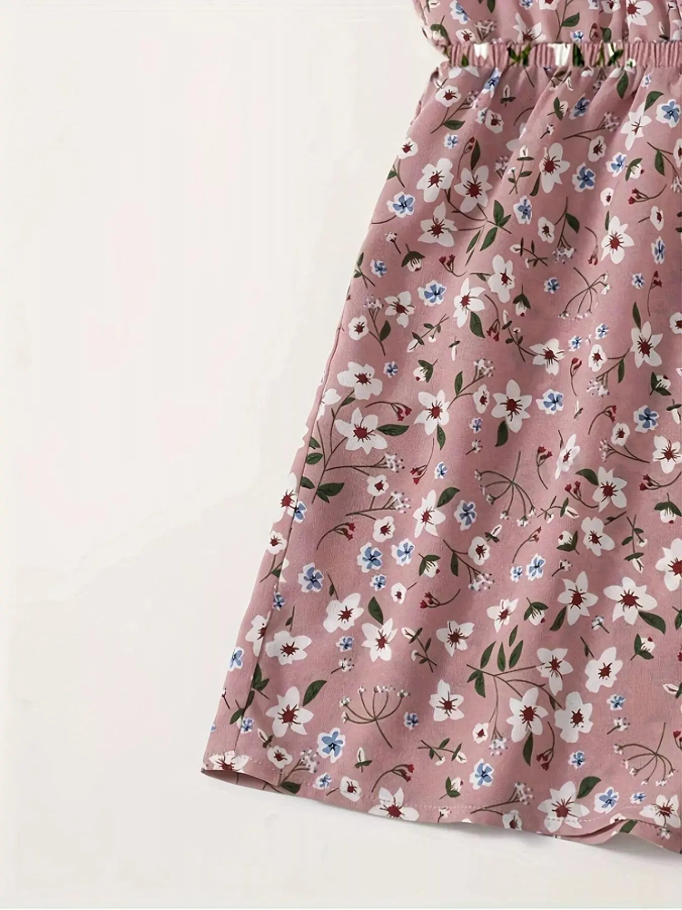 Floral Print Spaghetti Strap Romper Simply Love