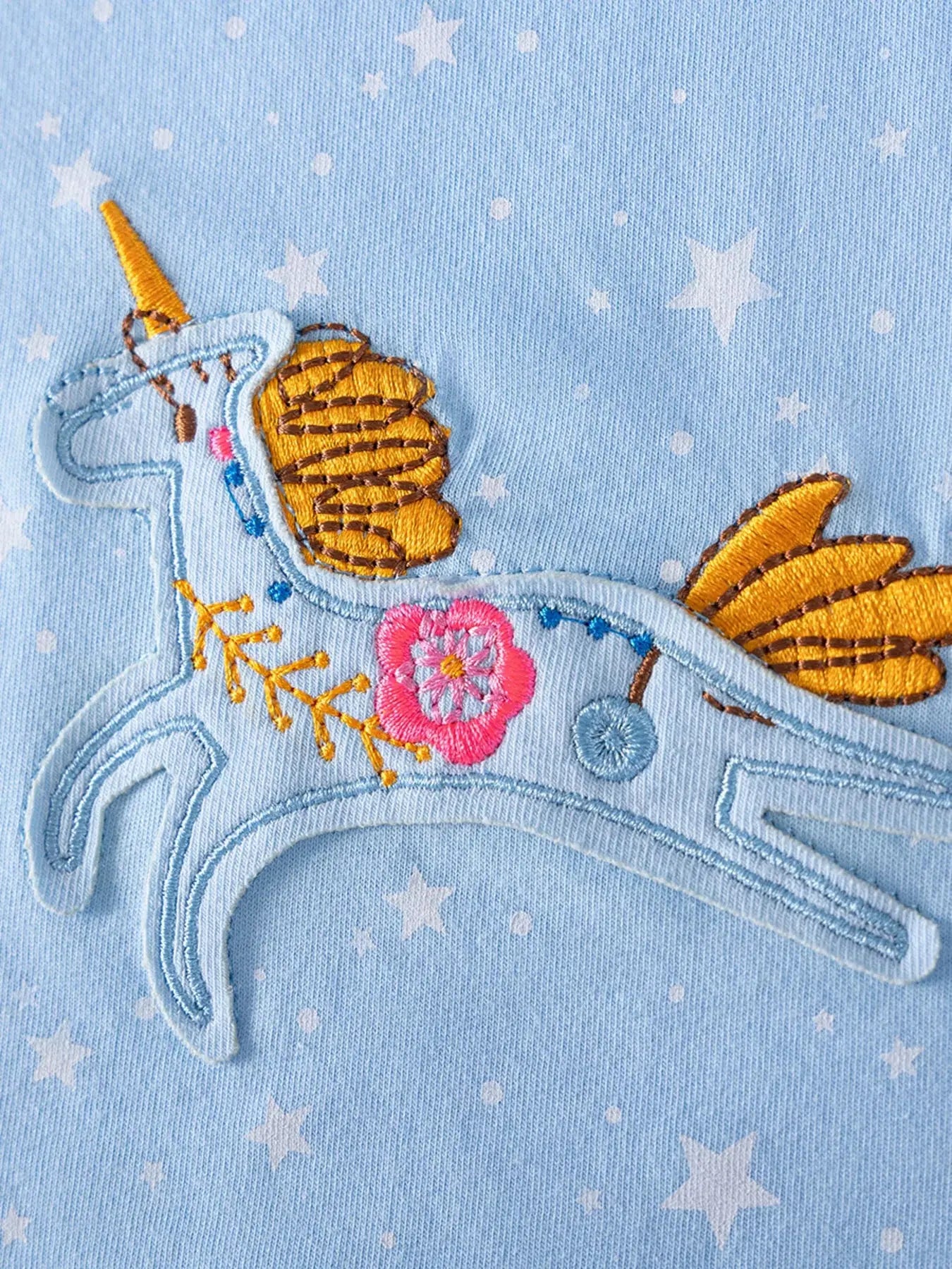 Children's Embroidered Short Sleeve Dress Simply Love