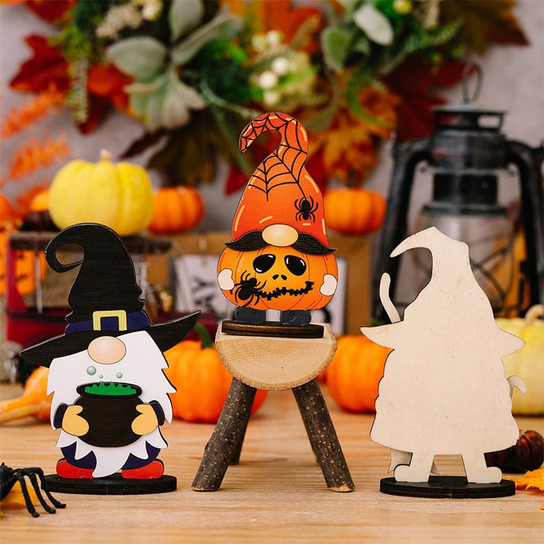 Charming Halloween Ornament Duo