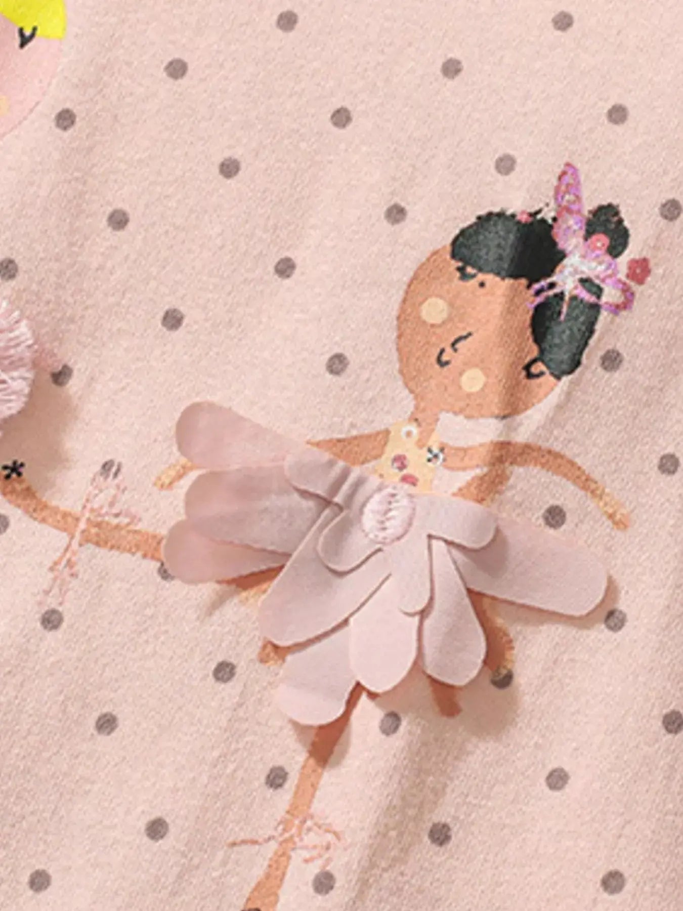 Children's Ballerina Round Neck Top and Pants Set Simply Love