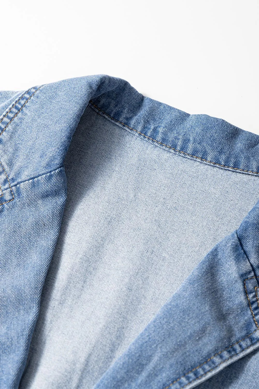 Simply Love: Denim Peplum Top