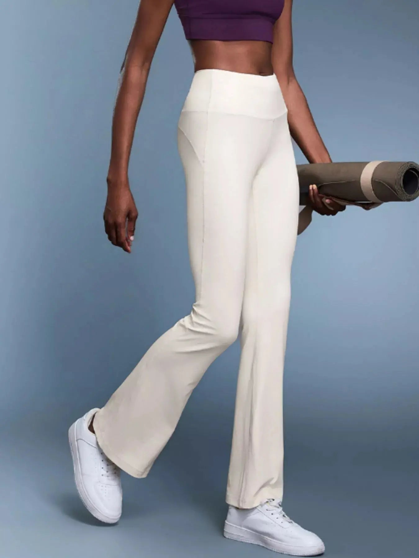 High-Waisted Flare Active Pants Simply Love