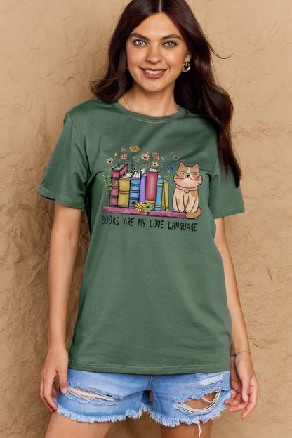 Simply Love: Books Graphic Tee