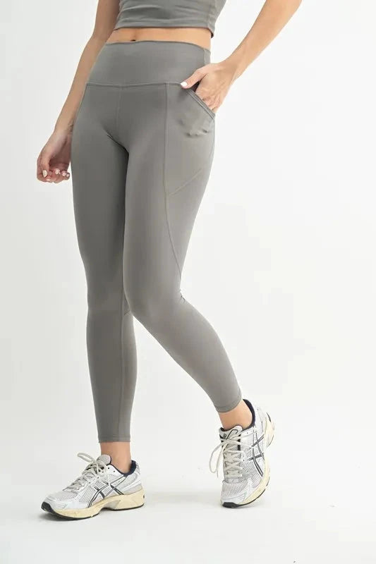Venice Cloud Light Sculpt High-Waisted Leggings – New Pewter Coco’s Tee Boutique