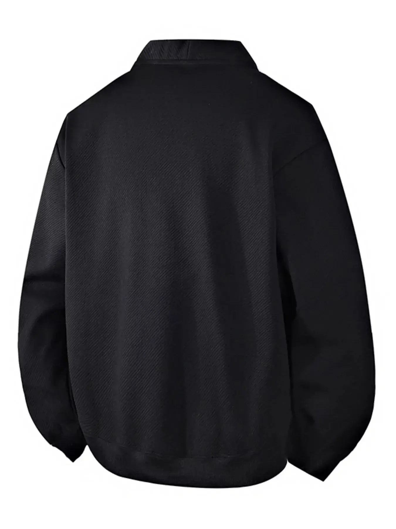 Men‘s Plus Size Textured Button-Down Casual Jacket Simply Love