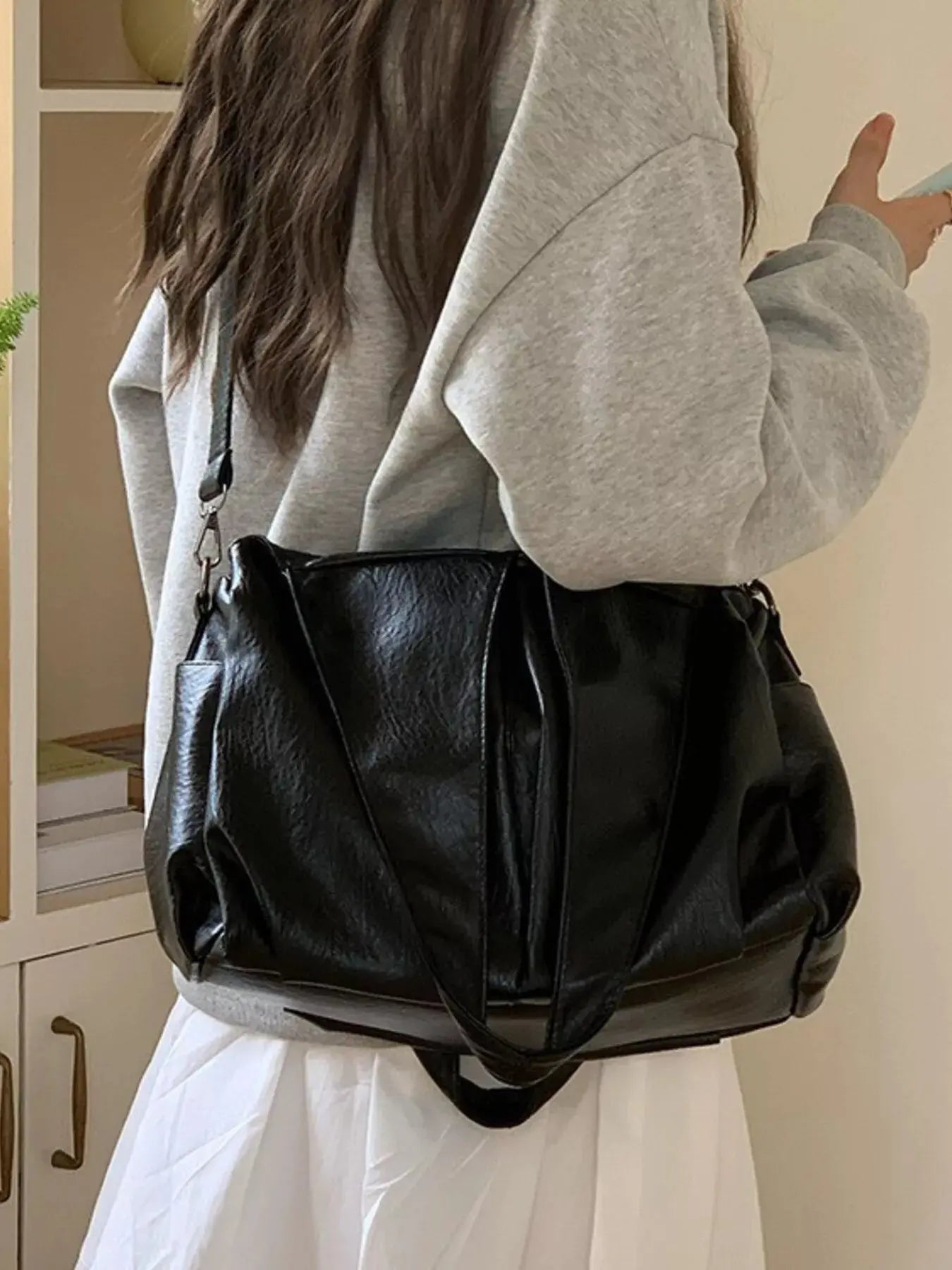 PU Leather Tote Bag Simply Love