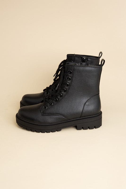 Epsom Lace-Up Boots.