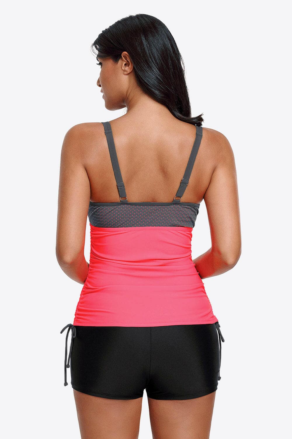 Contrast Sweetheart Neck Swim Cami.