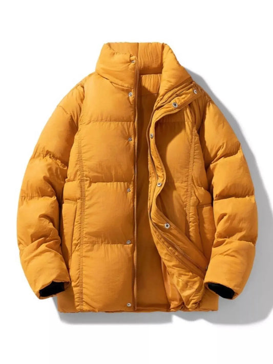 Men's Plus Size Warm Padded Puffer Jacket Simply Love