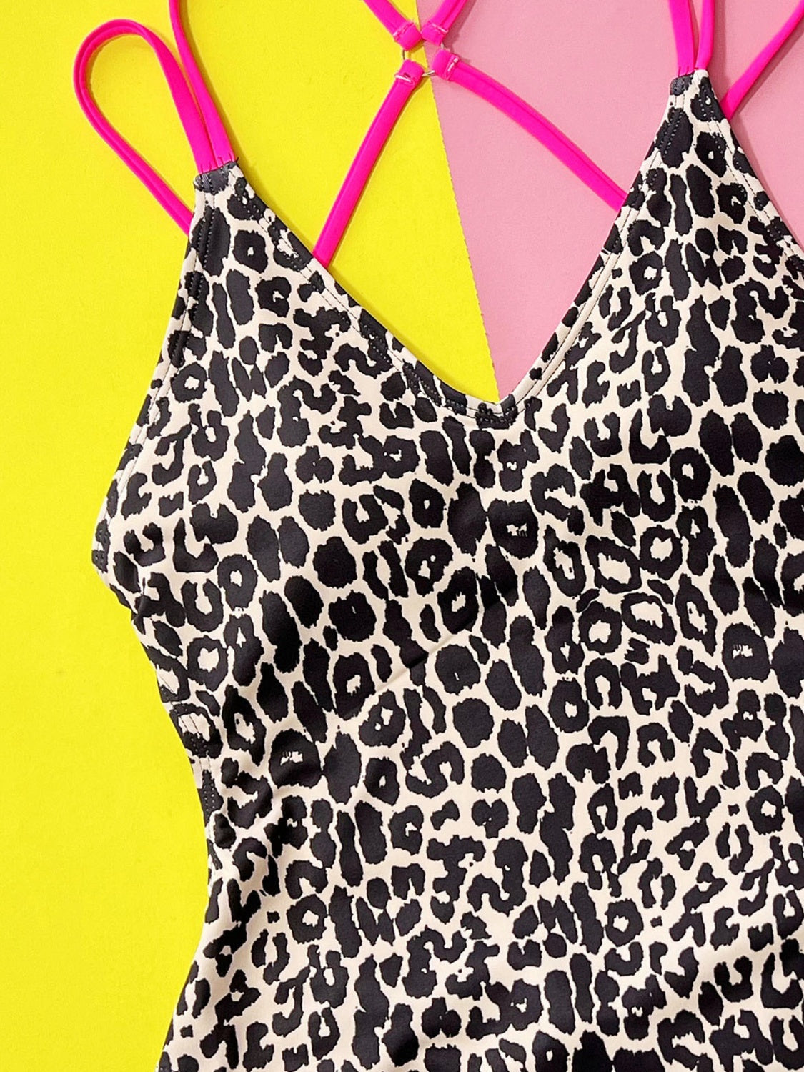 Fierce & Flirty Leopard Plunge One-Piece Coco’s Tee Boutique