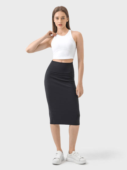 Slit Wrap Active Skirt.