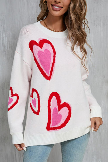 Heartfelt angel wings long sleeve sweater