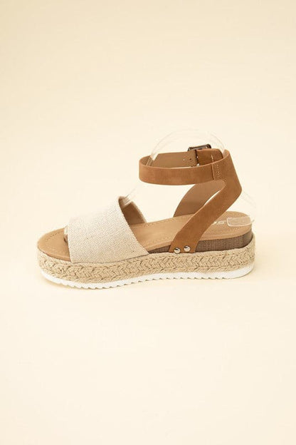 TOPIC-S Espadrille Ankle strap Sandals.