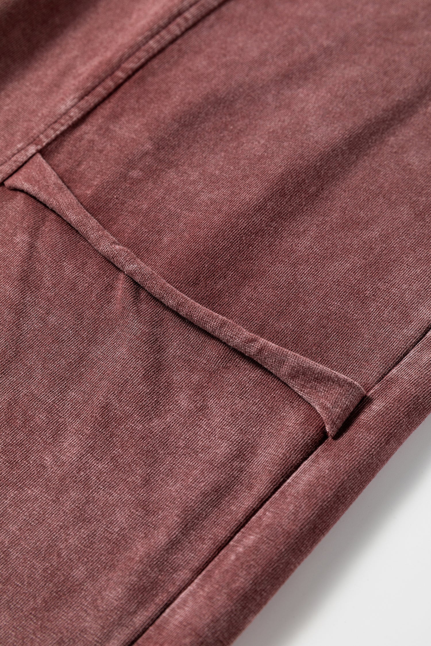 Wild Ginger Mineral Wash Lace Up High Waist Raw Hem Patched Pocket Pants Dear-Lover Dropshipping