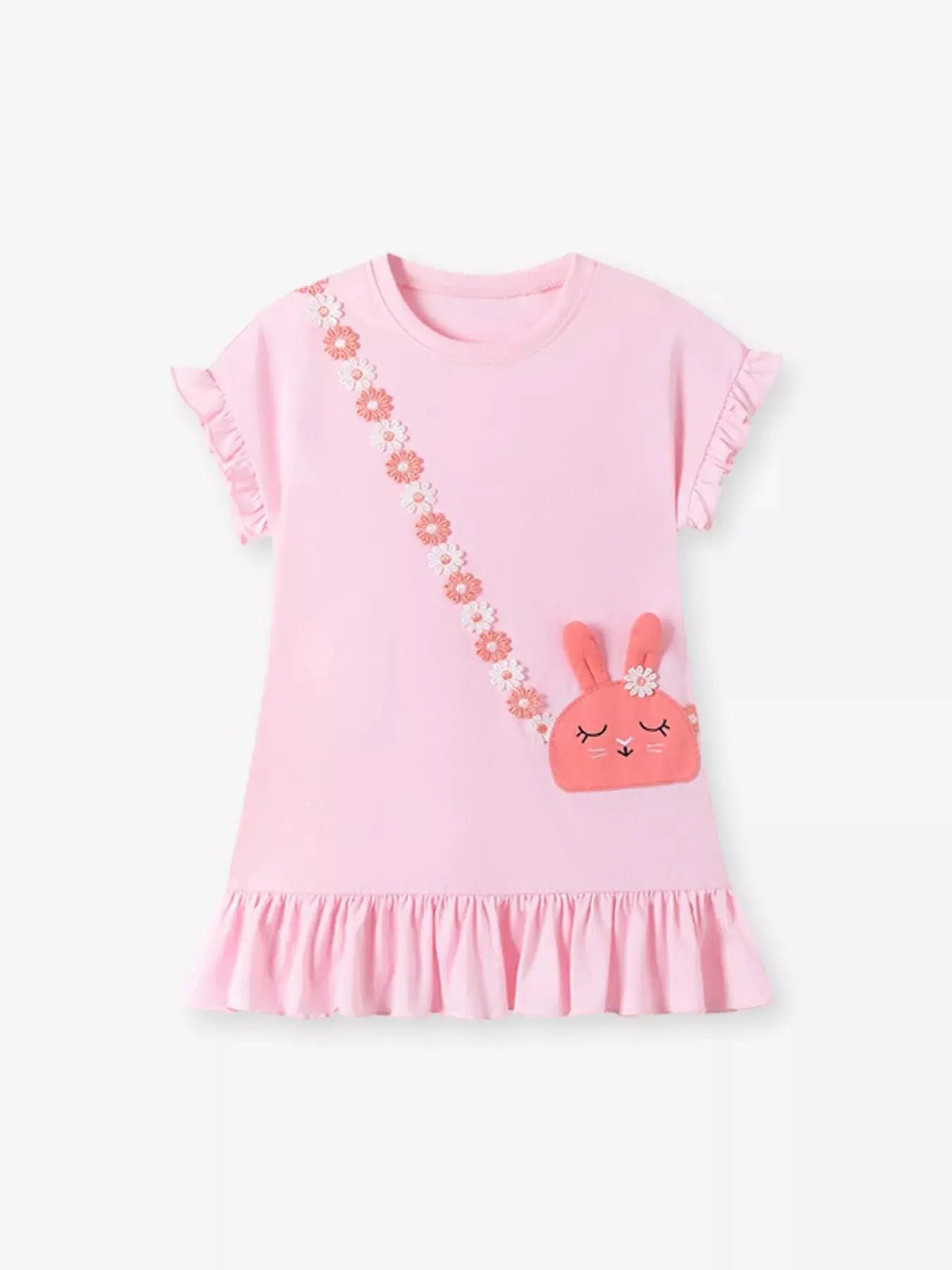 Children's Bunny Ruffle Hem Dress Simply Love