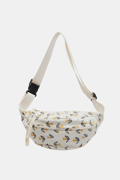 Stylish Printed Sling Bag with Adjustable Straps