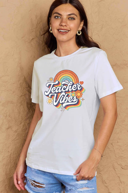 Simply Love Teacher Vibes Tee