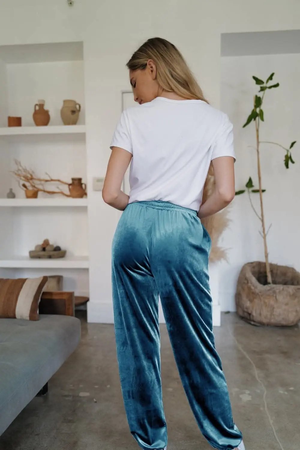 Sheer joggers with pockets - S to XL - Love Salve 