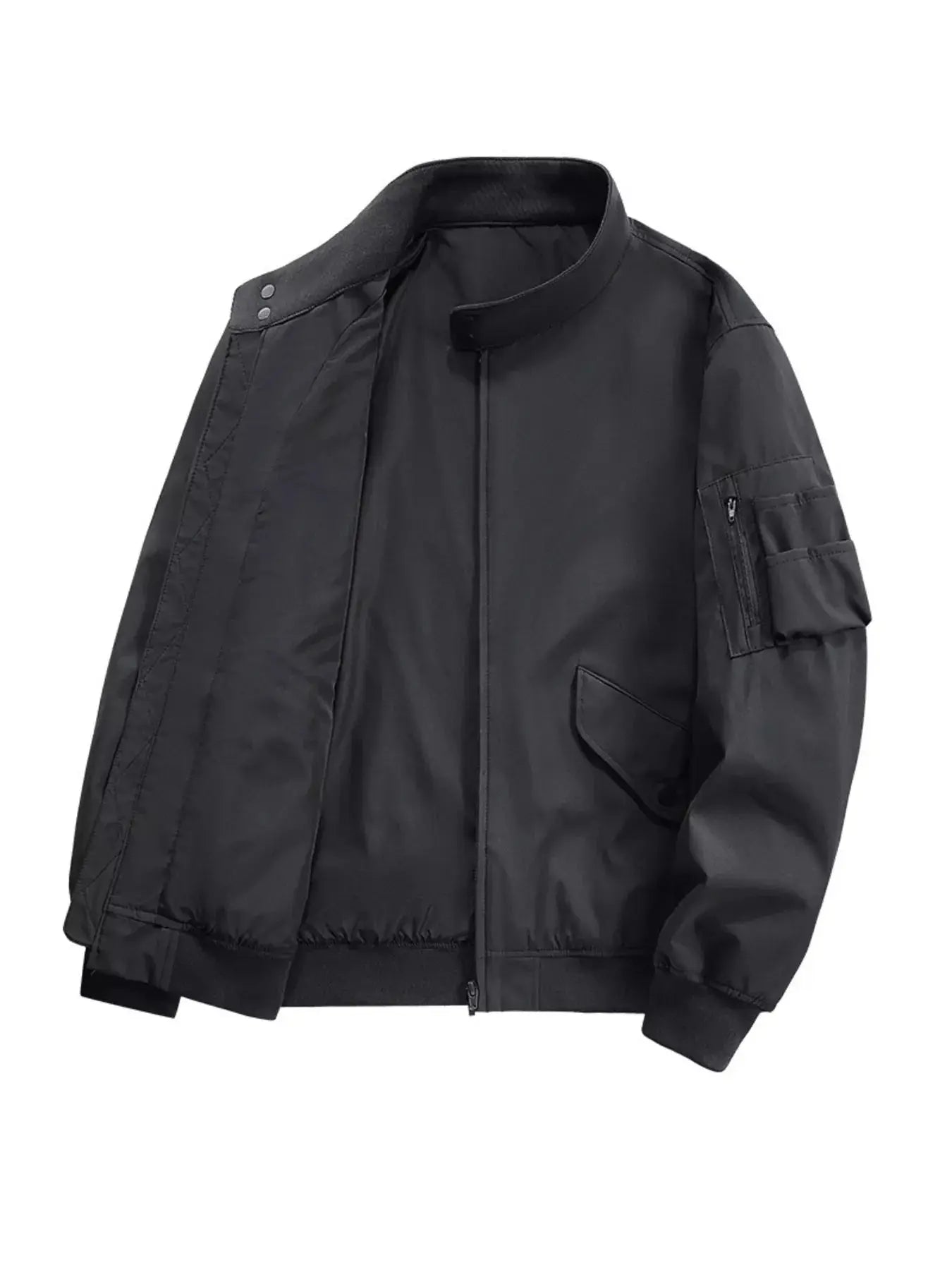Men's Plus Size Casual Lightweight Zip Up Jacket Simply Love