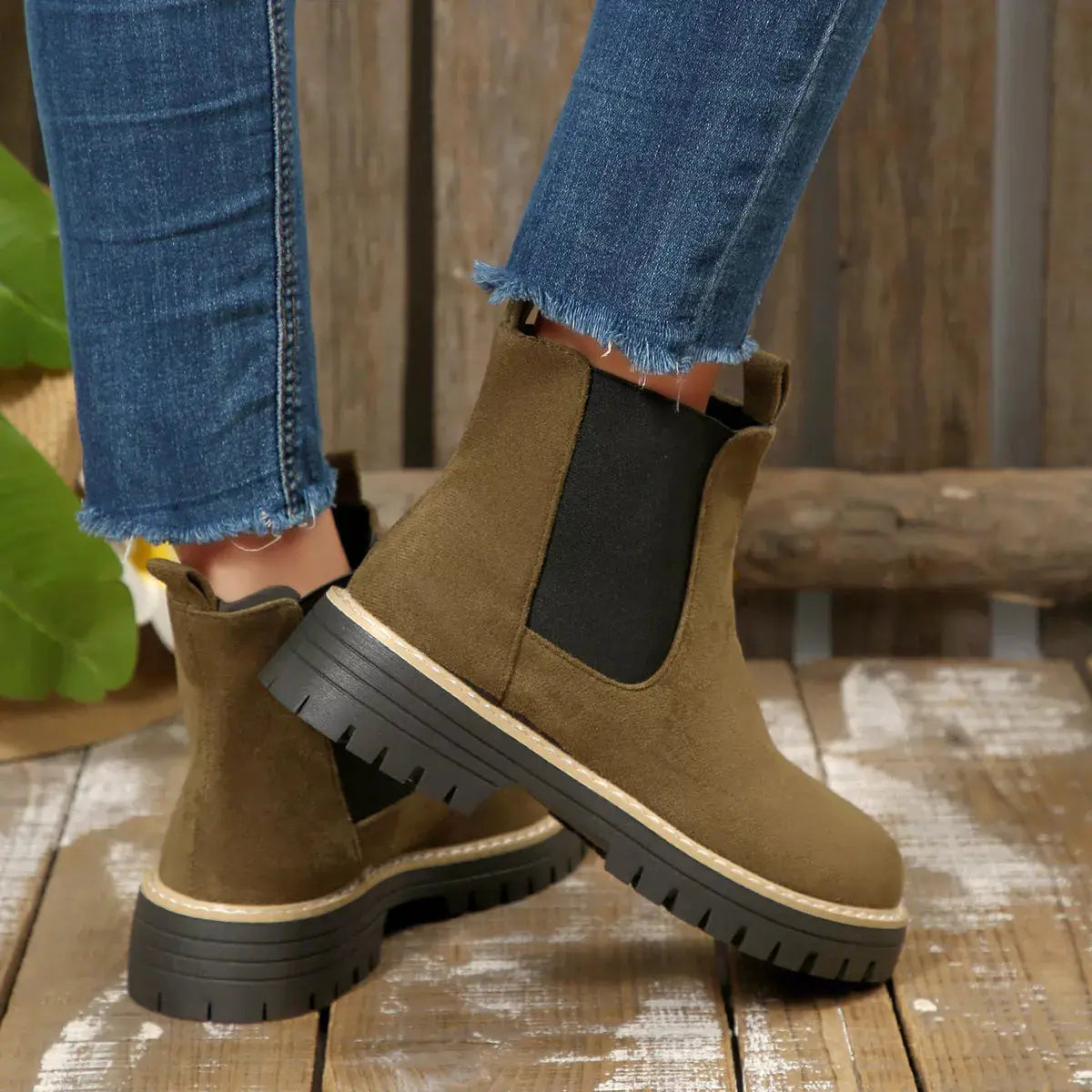 Round Toe Ankle Boots Simply Love