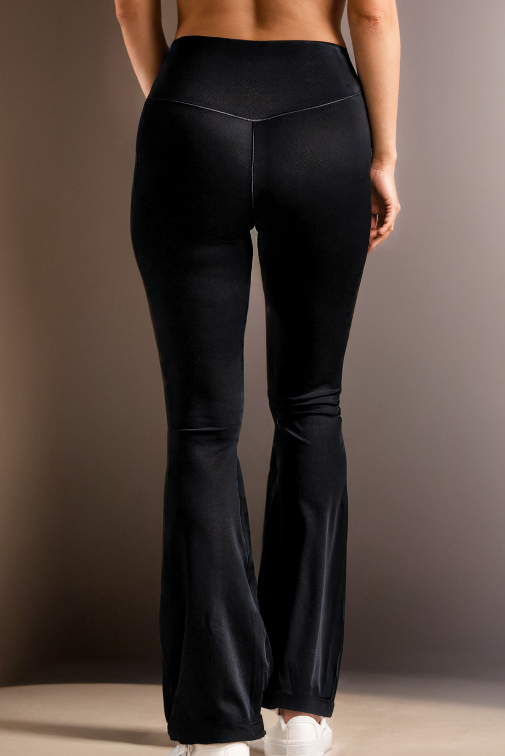 V Crossover High Waist Flared Leggings Coco’s Tee Boutique