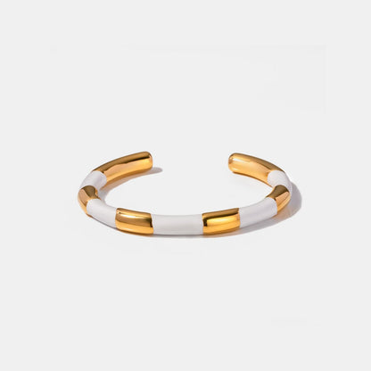 18K Gold-Plated Stainless Steel Bracelet.