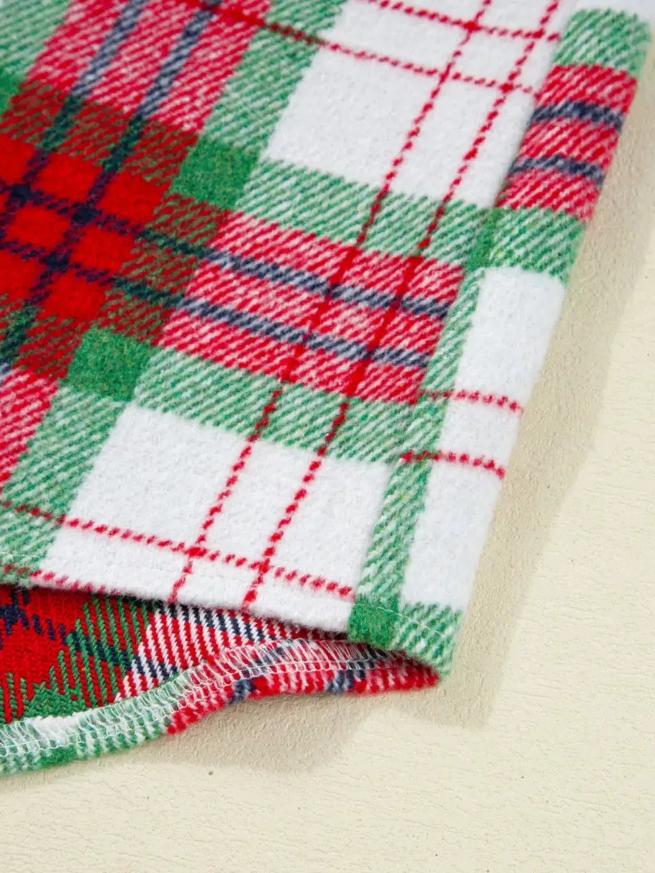 Plaid Button-Down Long Sleeve Shacket Simply Love