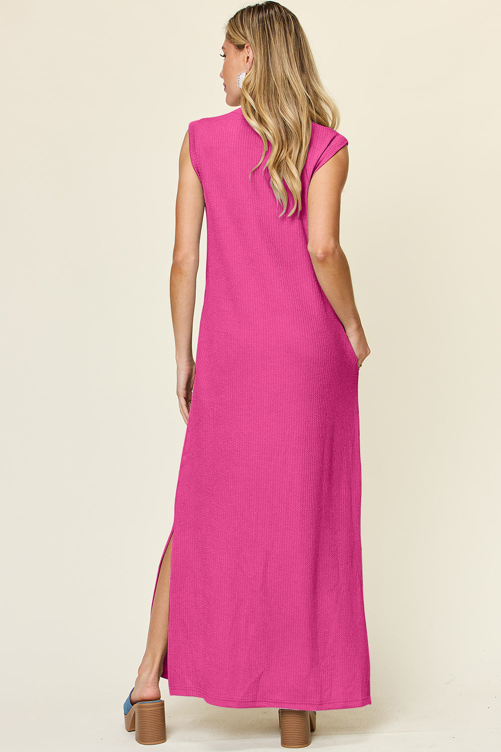 Double Take: Mock Neck Maxi Dress