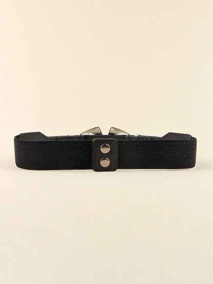 Double Buckle PU Leather Belt.