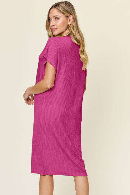 Double Take: Mock Neck Short Dress