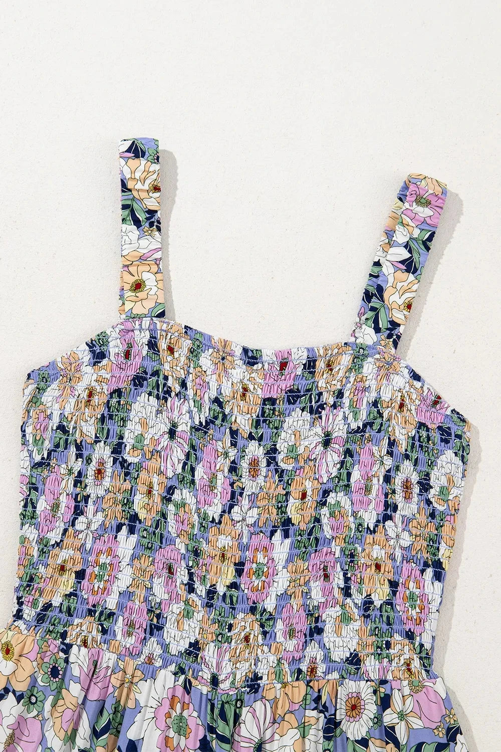 Bloom & Breeze Floral Smocked Jumpsuit Coco’s Tee Boutique