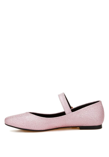 Herma glitter ballerinas with buckle