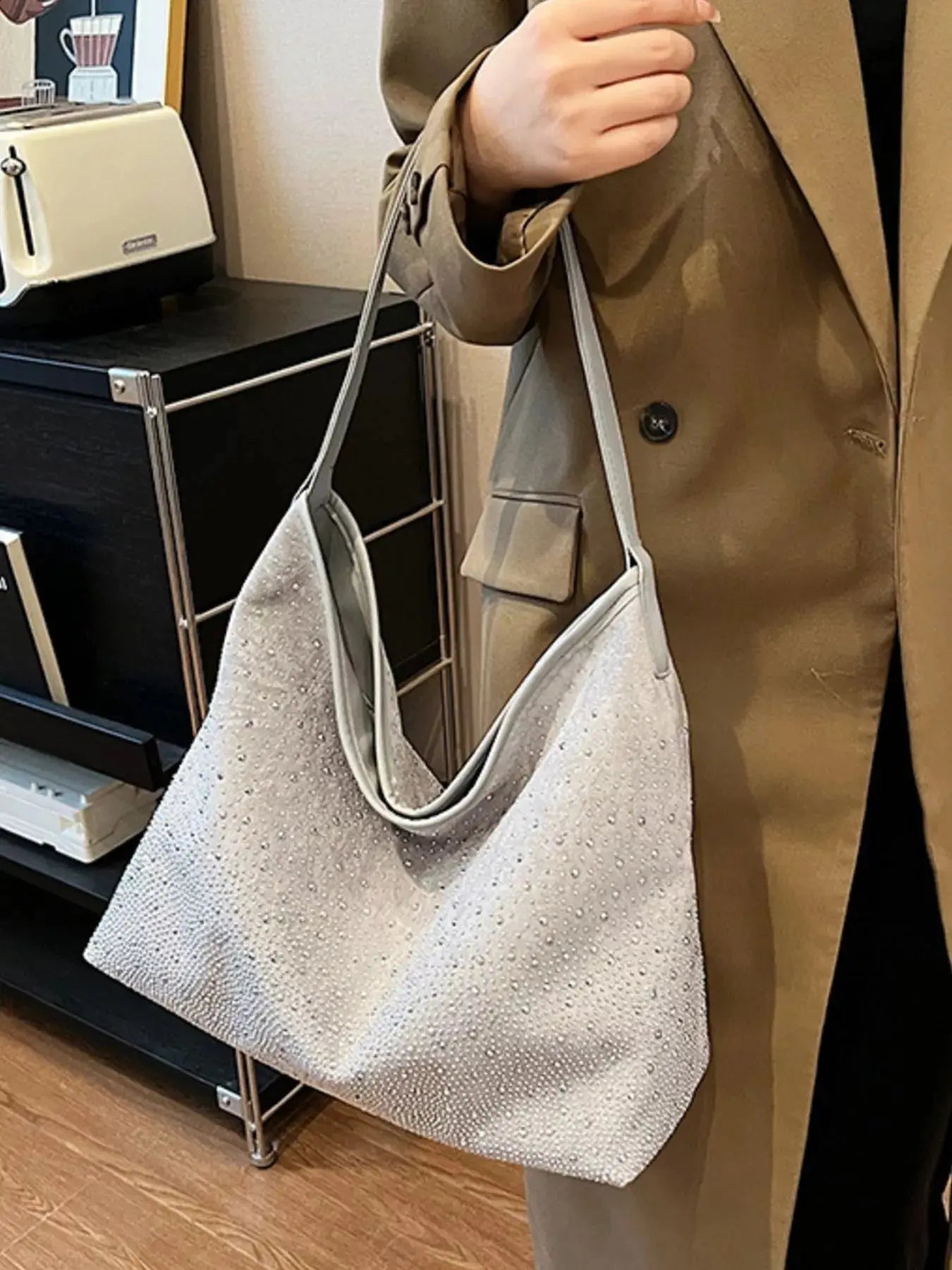 Rhinestone Tote Bag Simply Love