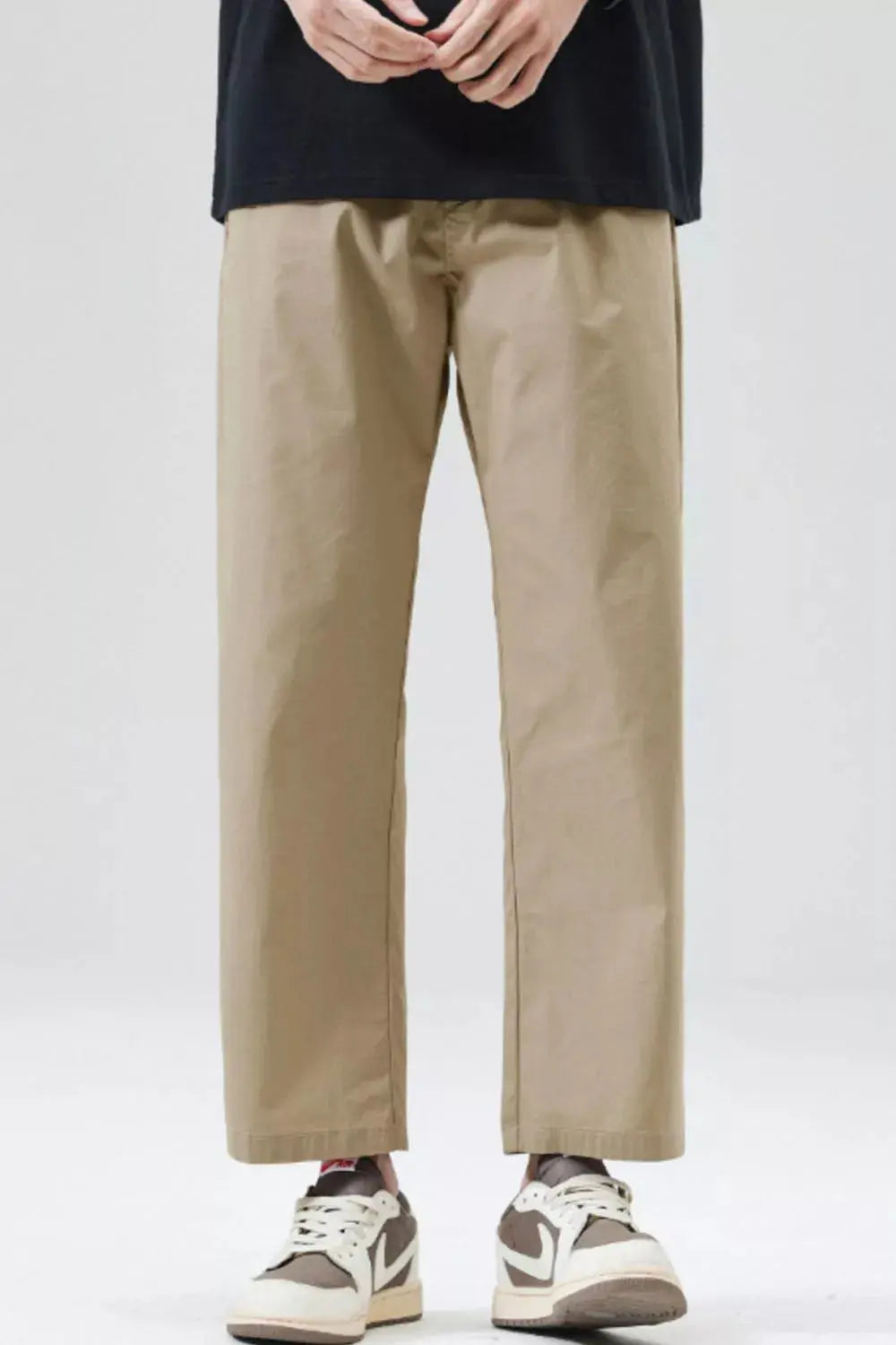Men's Full Size Casual Loose Fit Cropped Pants Plus Size Simply Love